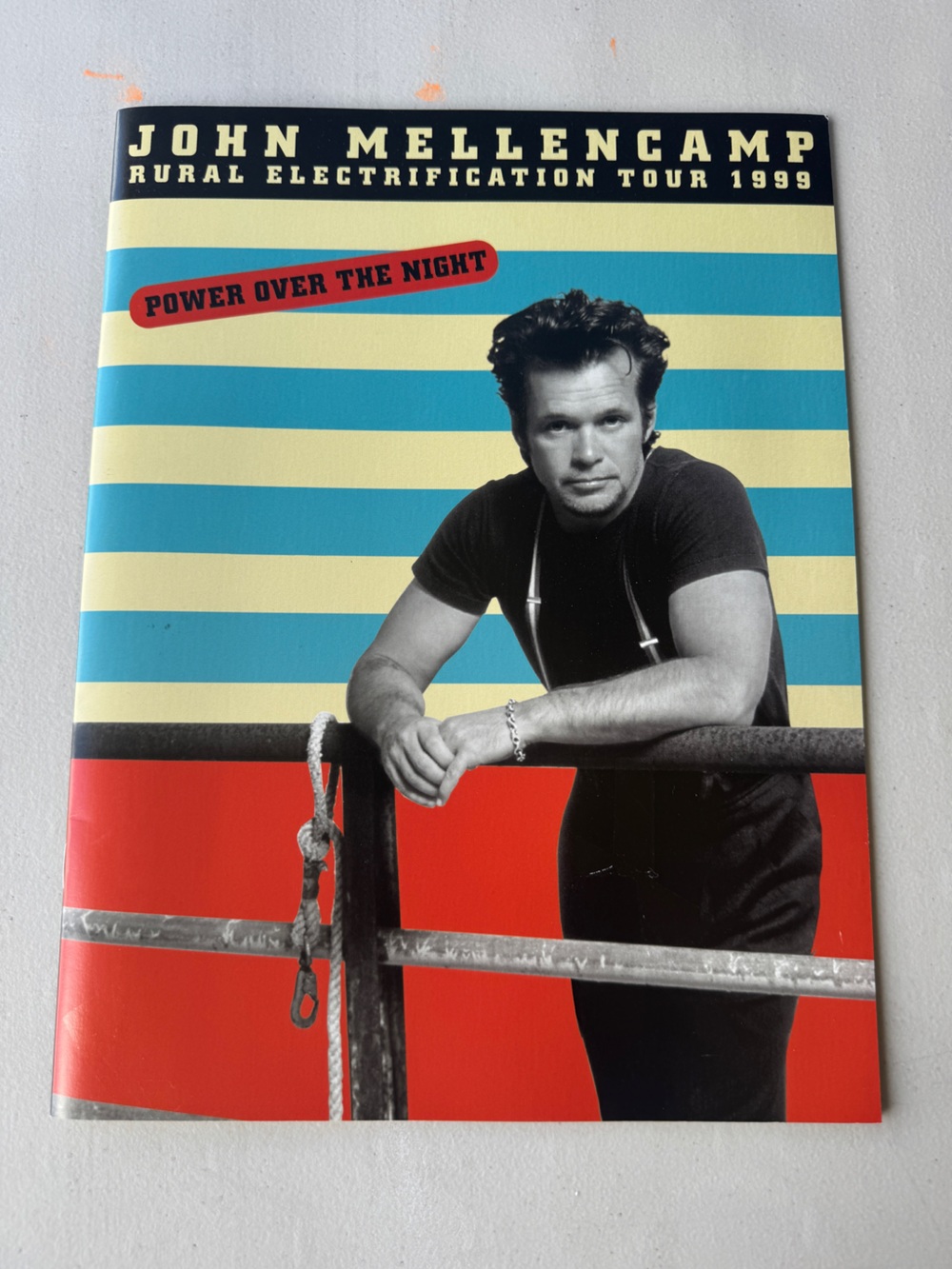 John Mellencamp  Rural Electrification Tour 1999 Magazine Concert Program